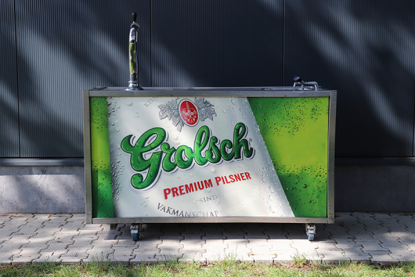 Mobiele grolsch tap